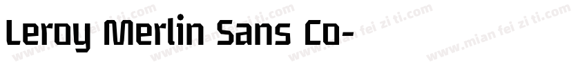 Leroy Merlin Sans Co字体转换
